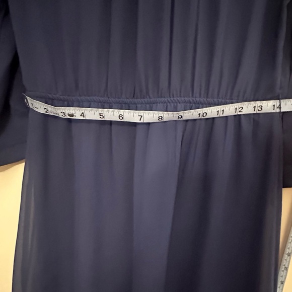 Navy Long Sleeve Dress - Picture 7 of 8